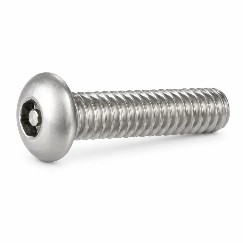 Low Price 10-24 X 5/8" Tamper Resistant Button Head Cap Screws Pin-In Socket Drive Alloy Steel (100 / Pkg.)