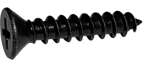 8 X 1" Type A Sheet Metal Screws Flat Head Phillips Drive Steel Black Oxide (7000 / Pkg.) New Release