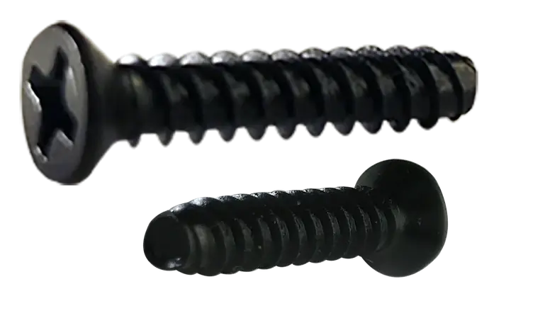 [10000 BULK] Thread Rolling Screws Phillips Flat Head Steel Black Oxide Tri-Lobe 48-2 4-20 X 3/8 Plastite Screws Alternative Professional Grade