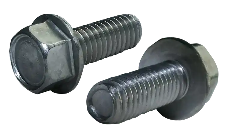 [1000 BULK] Thread Rolling Screws Unslotted Indented Hex Washer Head 410 Stainless Steel Tri-Lobe 1/4-20 X 5/8 Taptite Screws Alternative High Quality