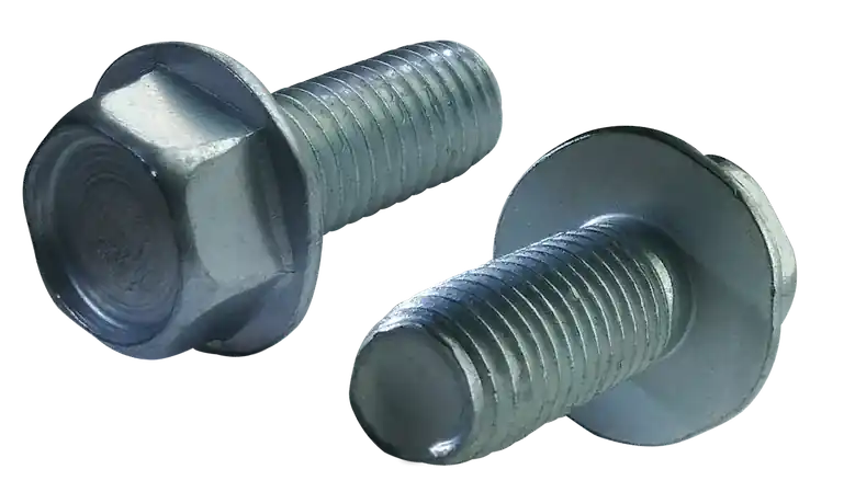 [1000 BULK] Thread Rolling Screws Unslotted Indented Hex Washer Head Steel Zinc & Waxed Tri-Lobe 3/8-16 X 7/8 Taptite Screws Alternative Certified