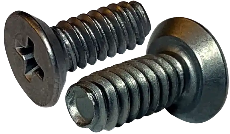 [5000 BULK] Thread Rolling Screws Phillips Flat Undercut Head 410 Stainless Steel Tri-Lobe 6-32 X 1/4 Taptite Screws Alternative Professional Grade