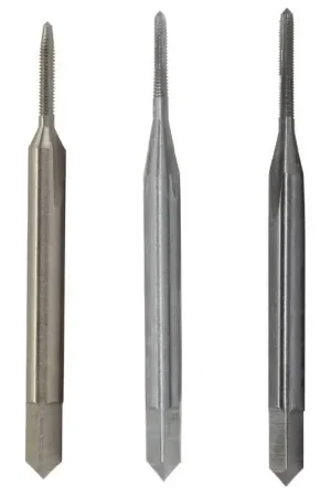 1-1/8"-7 UNC CS Hand Tap Set 5-7/16" OAL Uncoated (Bright) DWTS1-1/8-7 (3 / Pkg.) Instant Buy