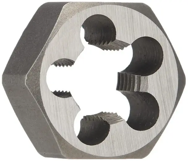 1-1/4"-8 Carbon Steel Hex Rethreading Die Uncoated (Bright) DWTSH1-1/4-8 Big Sale