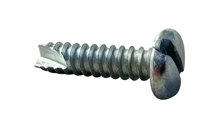 6-20 X 1/4" Type 25 Thread Cutting Screws Pan Head Slotted Drive Steel Zinc & Bake (10000 / Pkg.) Affordable