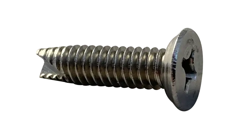 8-32 X 1/2" Type 23 Thread Cutting Screws Flat Undercut Head Phillips Drive Steel Zinc & Bake (10000 / Pkg.) Shop Now