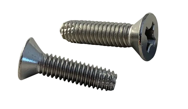 High Quality 10-32 X 1" Type F Thread Cutting Screws Flat Head Phillips Drive 18/8 Stainless Steel (2000 / Pkg.)