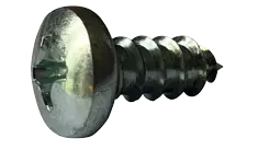 Discount 5 X 3/8" Type AB Self Tapping Sheet Metal Screws Pan Head Phillips Drive Steel Zinc & Bake (10000/Pkg.)