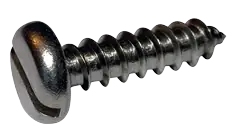 Flash Sale 10 X 1-1/2" Type A Self Tapping Sheet Metal Screws Pan Head Slotted Drive 18/8 Stainless Steel (2000/Pkg.)