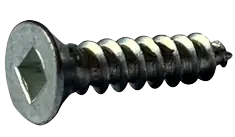 Special Discount 4 X 1/2" Type AB Self Tapping Sheet Metal Screws Flat Head Square Drive Steel Zinc & Bake (10000/Pkg.)