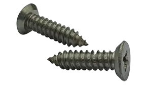 14 X 1-1/4" Type A Self Tapping Sheet Metal Screws Flat Undercut Head Phillips Drive 18/8 Stainless Steel (1000/Pkg.) Brand New