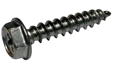 10 X 1" Type A Self Tapping Sheet Metal Screws Indented Hex Washer Head Phillips Drive 18/8 Stainless Steel (2500/Pkg.) Cheap
