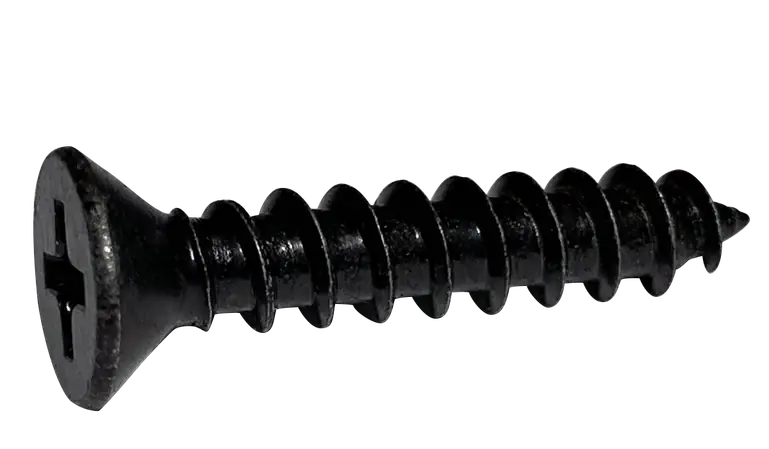 Time-Limited 10 X 1" Type A Self Tapping Sheet Metal Screws Flat Head Phillips Drive Steel Black Oxide (2000/Pkg.)