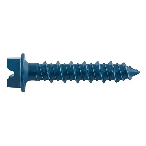 3/16" x 3-1/4" DeWalt UltraCon+ Concrete Screw Anchor Hex Washer Head Carbon Steel Stalgard Blue DFM12708 (100/Pkg.) Must Have