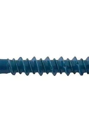 1/4" x 3-3/4" DeWalt UltraCon+ Concrete Screw Anchor Flat Head Carbon Steel Stalgard Blue Bulk DFM12770SB (500/Pkg.) Latest