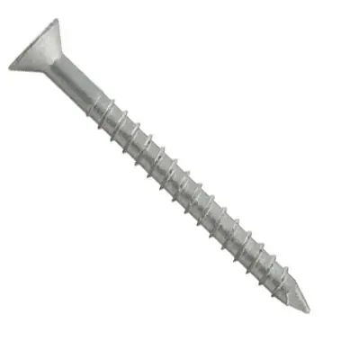14 x 1-3/4" DeWalt Concrete Screw Anchor Crete-Flex Trim Flat Head 410 Stainless Steel DFM4EMF510S (100/Pkg.) Budget
