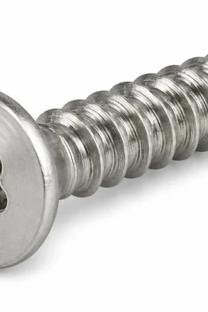 10 X 1/2" Tamper Resistant Sheet Metal Screws Flat Undercut Head Pin-In Six Lobe Drive 18/8 Stainless Steel (100 / Pkg.) Grab Now