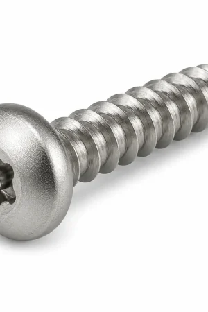 Buy Today 10 X 2-1/2" Tamper Resistant Sheet Metal Screws Button Head Pin-In Six Lobe Drive 18/8 Stainless Steel (100 / Pkg.)