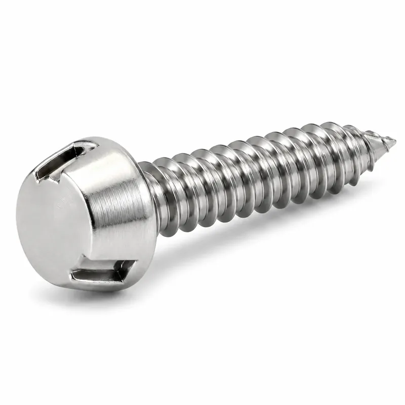 Today Only 10 X 1-1/2" Tamper Resistant Sheet Metal Screws Tri-Groove Drive Steel Zinc Plated (100 / Pkg.)