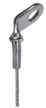 Gripple HangPro Hanger No. 2 5 Ft Length 90° Eyelet End + CWS44 Concrete Screw 120 lb SWL HP2-EY90QG-5FT-CWS44 (10/Pkg.) Buy Online