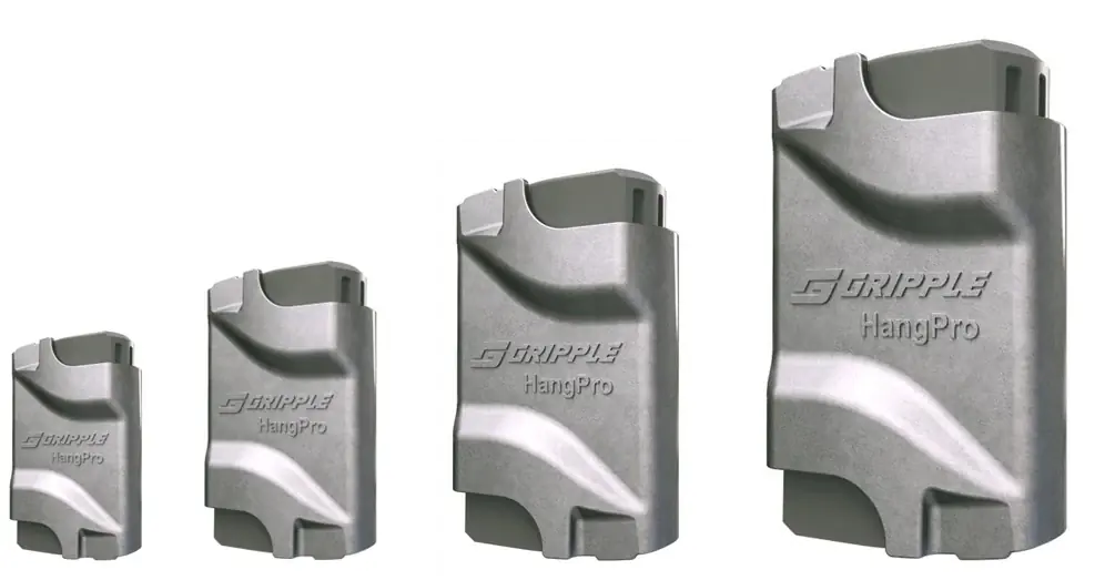Premium Gripple HangPro Hanger No. 2 20 Ft Length Loop End + GCB 10-16mm Flange Beam Clip 120 lb SWL HP2-LG-20FT-GCB1016 (10/Pkg.)