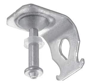 Trusted Brand Gripple Angel T19 10 Ft Length ALH32 Hilti Ceiling Clip End + 1.25" Pin (Shot Fire) 33 lb SWL AL1-ST19-ALH32-10FT (10/Pkg.)