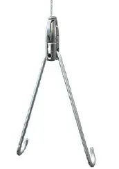 Place Order Gripple Angel V-Bracket VFM/VSM 15 Ft Length NP00 Ceiling Clip End (Shot Fire) 33 lb SWL AL1-VFM-NP00-15FT (10/Pkg.)