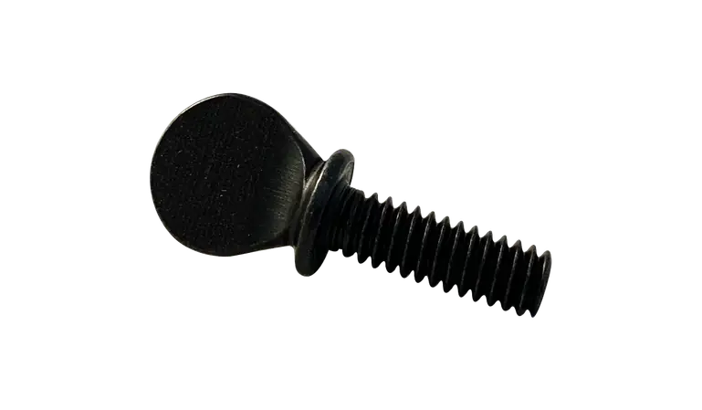 Secure Checkout 1/4-20 X 3/4" Thumb Screws Shoulder Head Knurled Drive Full Thread Steel Black Oxide (600 / Pkg.)
