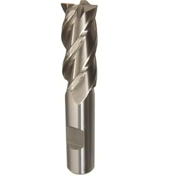3/16" X 1/2" 4 Flute Single End End Mill 3/8" Shank HSS Center Cutting DWCF306-CC Discount