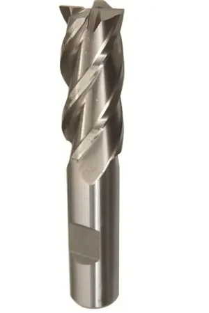 1-1/8" X 2" 4 Flute Single End End Mill 1" Shank HSS Made in USA BRCF354 Fast Shipping