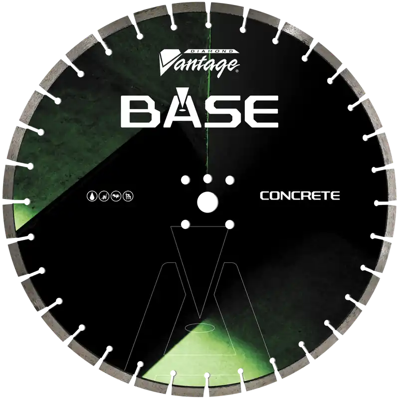 Diamond Vantage 1812BASE 18" x 0.125" Walk Behind Saw Diamond Blade for Concrete Base 12mm Segments Best Price