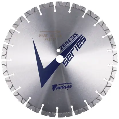 Best Price Diamond Vantage 3017EVWZX4 30" x 0.175" x 1" Walk Behind Saw Diamond Blade for Concrete ZENESIS V SERIES PRO 12mm Segments