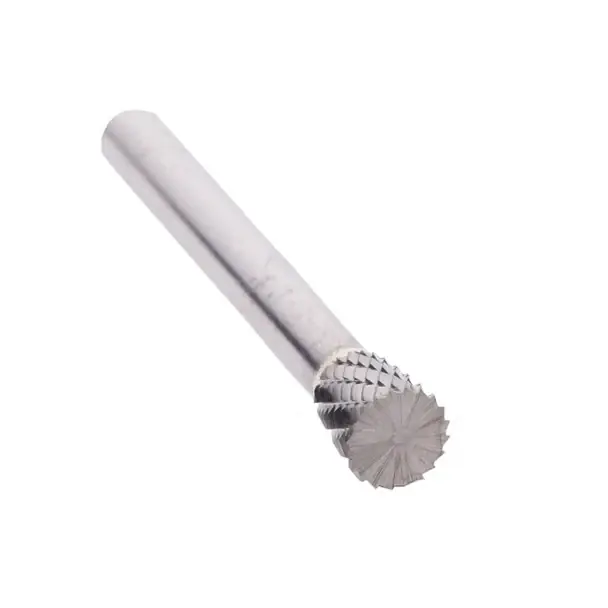 3/4" X 5/8" Inverted Cone Double Cut Carbide Bur Solid Carbide 1/4" Round Shank DULSN7 Clearance