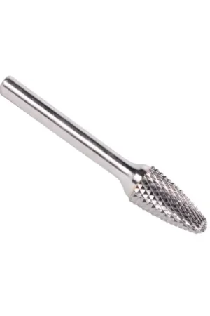 1/2" X 1" Tree Radius End Double Cut Carbide Bur Solid Carbide 1/4" Round Shank DULSF5 Hot Deal
