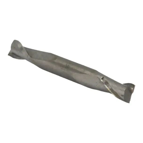 Shop Now 1/4" X 1/2" 2 Flute Double End Stub End Mill Solid Carbide 1/4" Shank MMO1/4-2FDE-ST
