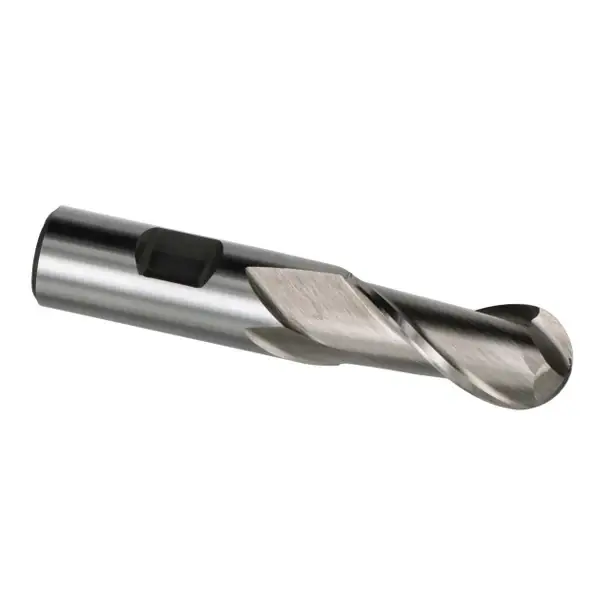 Price Cut 3/8" X 3/4" 2 Flute Single End Ball End End Mill HSS 3/8" Shank DWCT1112