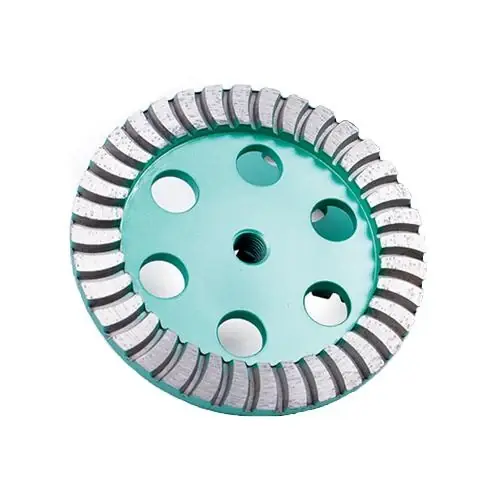 Diamond Vantage 04CDDSX2 4" 7/8-5/8 Single Row Cup Wheel, X2 Premium Grade for Concrete/Masonry GREEN CUP WHEEL Popular