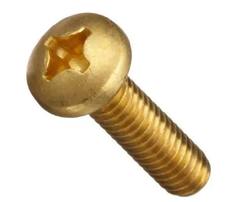 Big Sale 4-40 X 1/2" Pan Head Machine Screws Phillips Drive Brass (100 / Pkg.)