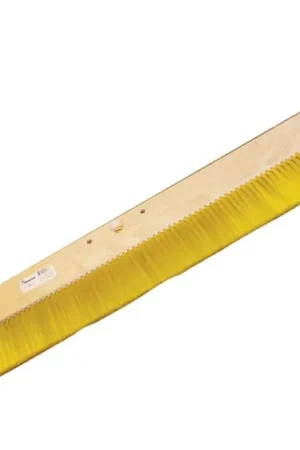 Magnolia Brush 2124-Y 24" Yellow Plastic Threaded Push Broom Head Seasonal Sale