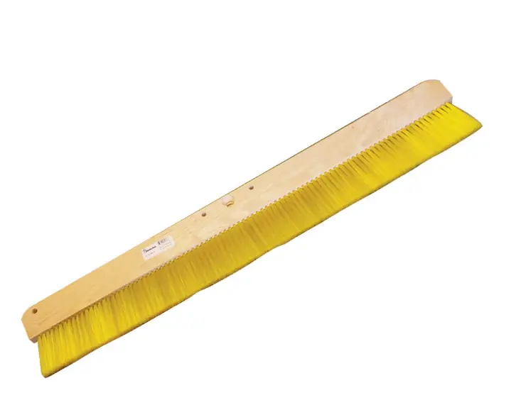 Magnolia Brush 2124-Y 24" Yellow Plastic Threaded Push Broom Head Seasonal Sale