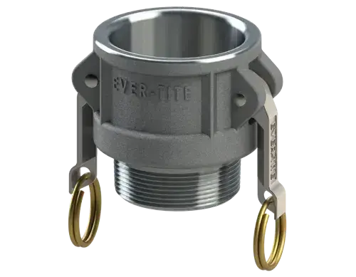 3/4" Type B Cam & Groove Coupler x Male NPT Ever-Tite Aluminum High Quality