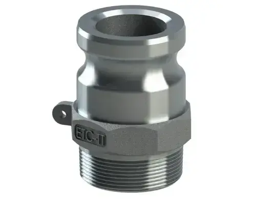 1-1/2" Type F Cam & Groove Adapter x Male NPT Tough-Tite Aluminum (2 / Pkg.) Weekend Sale