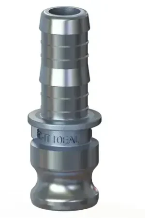 1-1/4" Type E Cam & Groove Adapter x Hose Shank U-Tite Aluminum (2 / Pkg.) Exclusive Offer