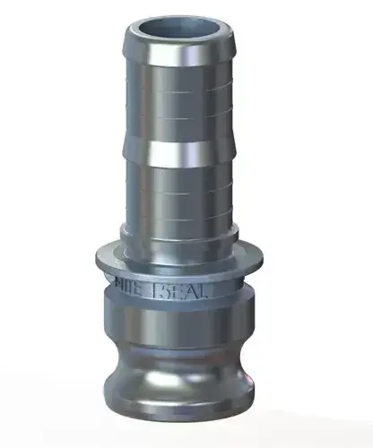 1-1/2" Type E Cam & Groove Adapter x Hose Shank U-Tite Aluminum (2 / Pkg.) Low Price