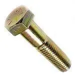 Certified M14-2 X 30mm Hex Head Cap Screws Class 10.9 Steel Yellow Zinc Fully Threaded (50 / Pkg.)
