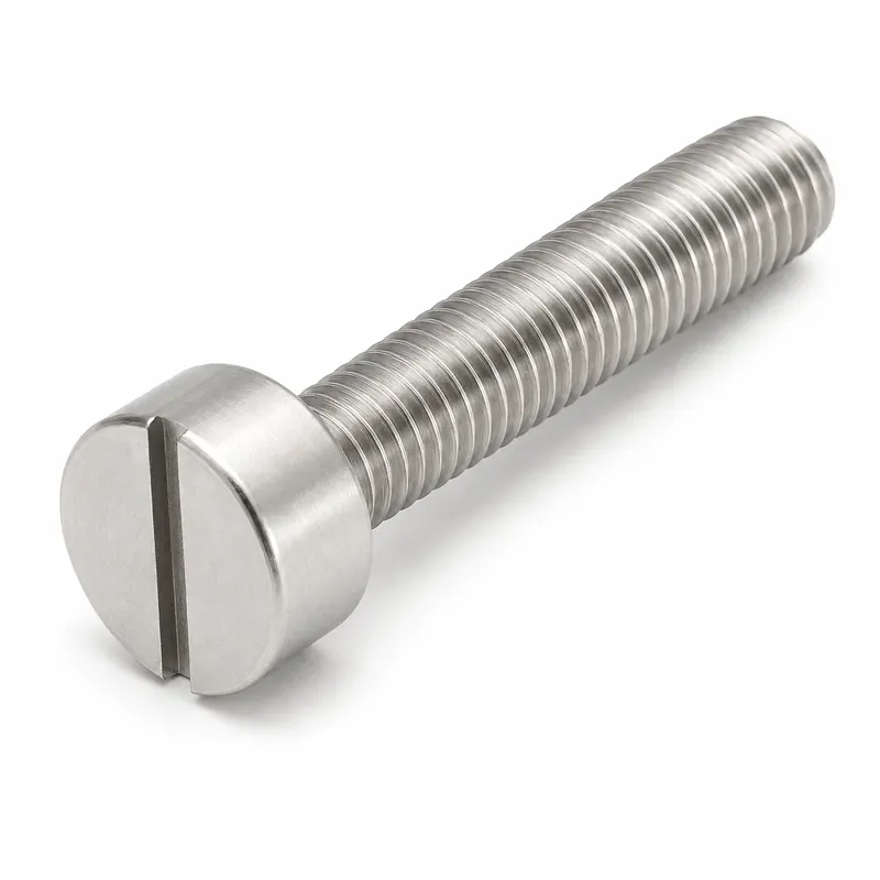M8-1.25 X 90mm Cheese Head Machine Screws Slotted Drive 18/8 Stainless Steel (100 / Pkg.) Markdown