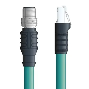 PB4110163S02 - LAPP UNITRONIC® PROFIBUS Cordsets 22 AWG / 1 pair Bus - Violet PVC - M12 Male and M12 Female / D-sub Straight connectors - 2m In Demand