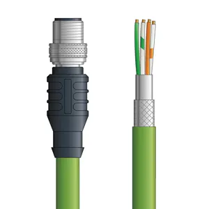 PB4110155F05 - LAPP UNITRONIC® PROFIBUS Cordsets 24 AWG / 1 pair Bus - Violet Polyurethane (PUR) - M12 Female 90 deg / D-sub Straight connectors - 5m Limited Time