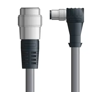 DN4110061F02 - LAPP UNITRONIC® DeviceNet Cordsets 14 & 18 AWG / 1 + 1 pair Bus - Gray PVC - 7/8 in Male / M12 Male 90 deg connectors - 2m Mega Sale