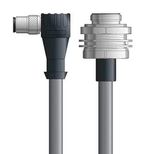 Hot Picks DN4110075S02 - LAPP UNITRONIC® DeviceNet Cordsets 15 & 18 AWG / 1 + 1 pair Bus - Gray PVC - M12 Male 90 deg / 7/8 in Male Bulkhead connectors - 2m